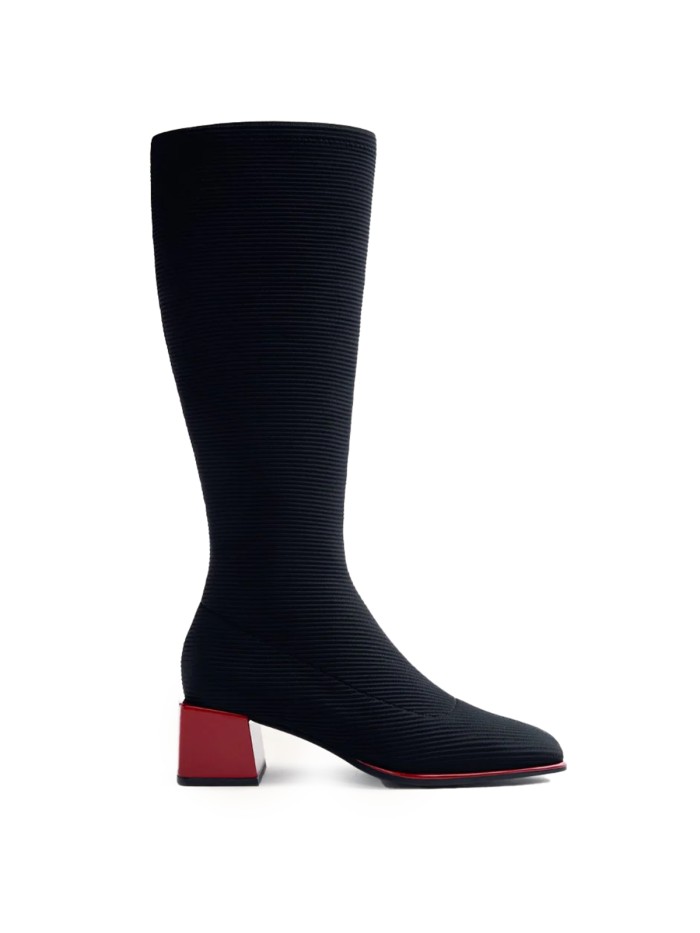 BOTA TACÓN ROJO GIOSEPPO INGER NEGRO