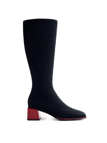 BOTA TACÓN ROJO GIOSEPPO INGER NEGRO