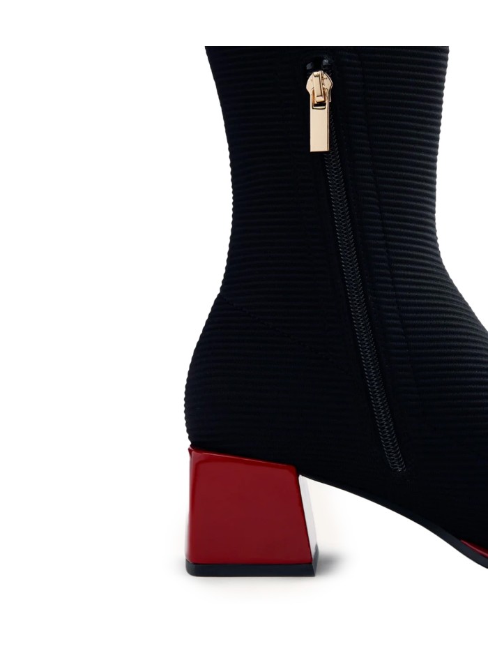 BOTA TACÓN ROJO GIOSEPPO INGER NEGRO