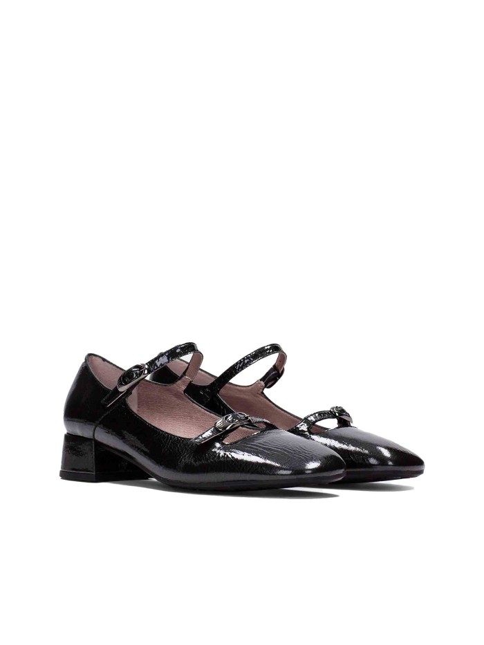 BAILARINA CON TACÓN BAJO HISPANITAS HI254207 NEGRO