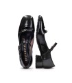 BAILARINA CON TACÓN BAJO HISPANITAS HI254207 NEGRO
