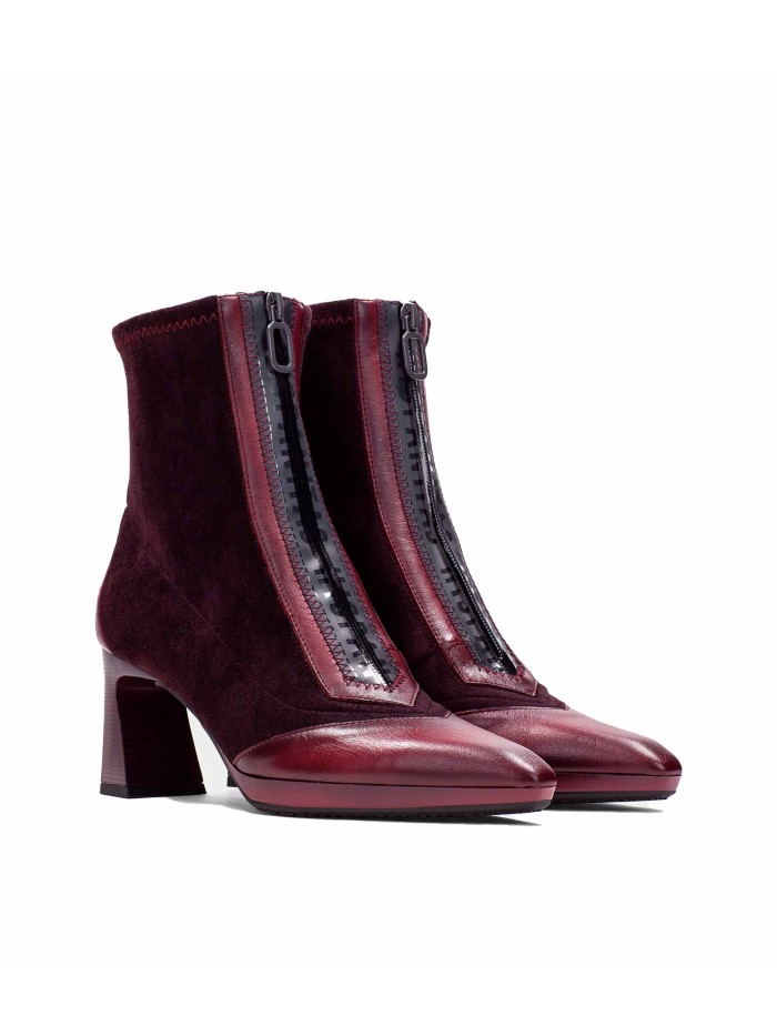 BOTINES BICOLOR TACÓN MEDIO HISPANITAS BHI254186 MULTICOLOR