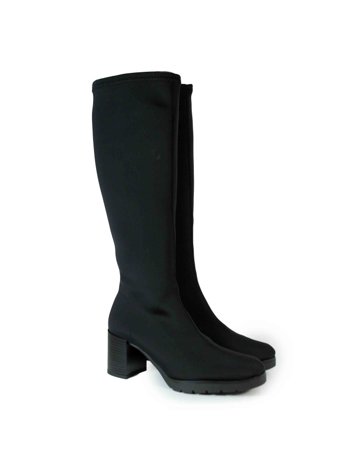 BOTAS ALTAS ELÁSTICAS MISS ELASTIC 078173 NEGRO