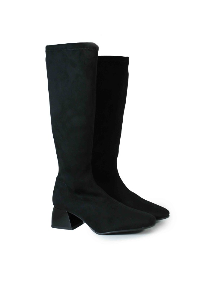 BOTAS ALTAS ELÁSTICAS MISS ELASTIC 078663 NEGRO
