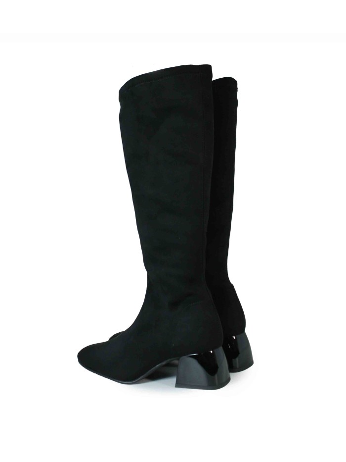 BOTAS ALTAS ELÁSTICAS MISS ELASTIC 078663 NEGRO