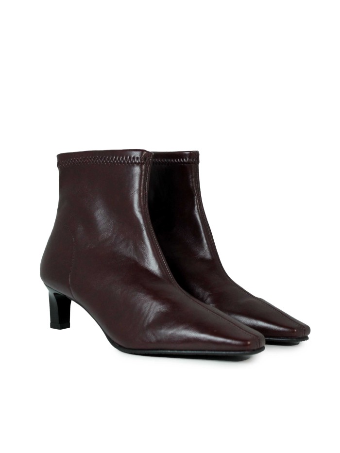 BOTÍN EN TENDENCIA TACÓN BAJO ELÁSTICO MISS ELASTIC 078101 BURDEOS