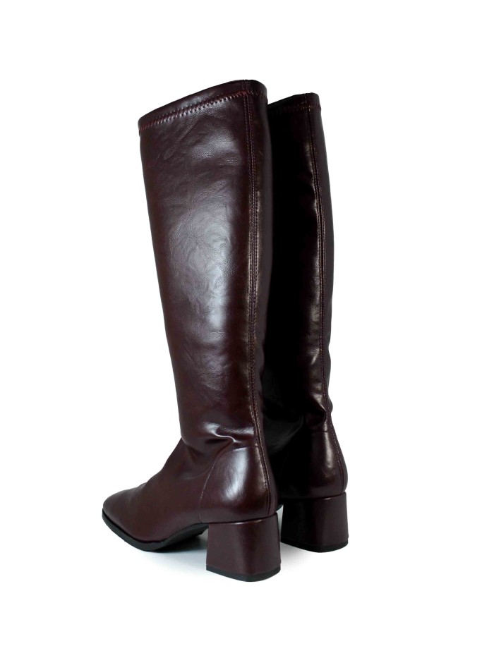 BOTAS ALTAS ELÁSTICAS MISS ELASTIC 078331 BURDEOS