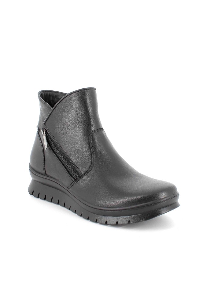BOTÍN NEGRO GORETEX IGICO DE MUJER CON PELO 66587-00
