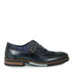ZAPATOS COMBINADOS CON CORDONES Y HEBILLA KEEP HONEST 0350 MARINO