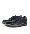 ZAPATOS COMBINADOS CON CORDONES Y HEBILLA KEEP HONEST 0323 MARINO