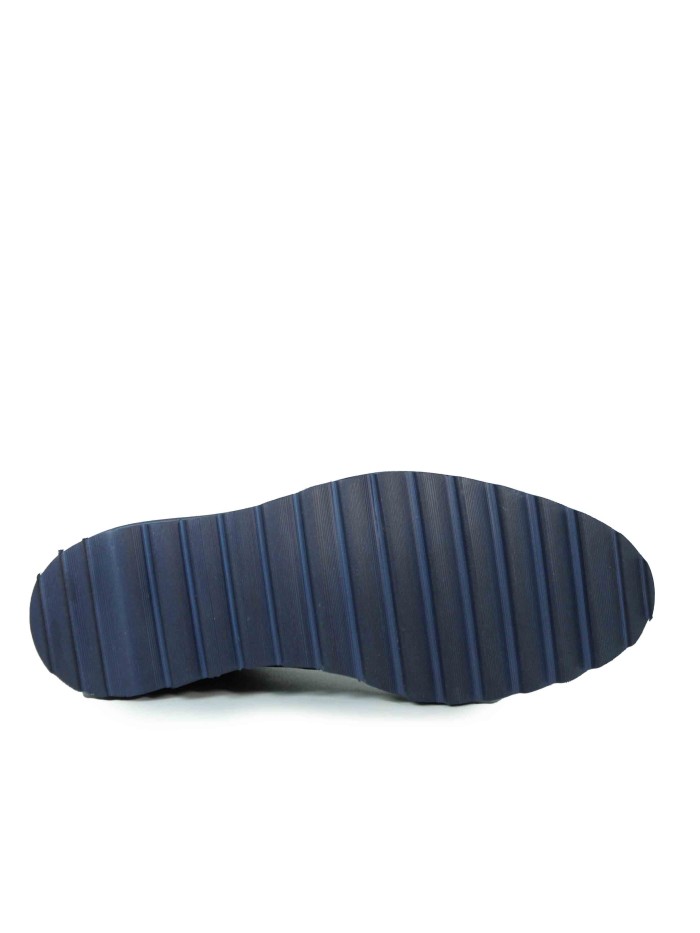 ZAPATOS COMBINADOS CON CORDONES Y HEBILLA KEEP HONEST 0323 MARINO