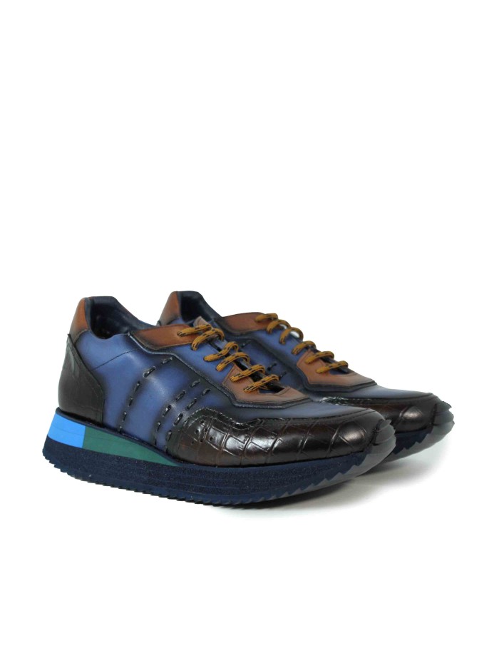 ZAPATOS COMBINADOS CON CORDONES KEEP HONEST 01136 MARINO