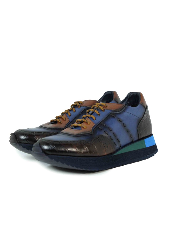 ZAPATOS COMBINADOS CON CORDONES KEEP HONEST 01136 MARINO