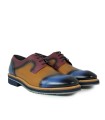 ZAPATOS COMBINADOS CON CORDONES Y HEBILLA KEEP HONEST 01140 MARINO
