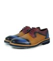 ZAPATOS COMBINADOS CON CORDONES Y HEBILLA KEEP HONEST 01140 MARINO