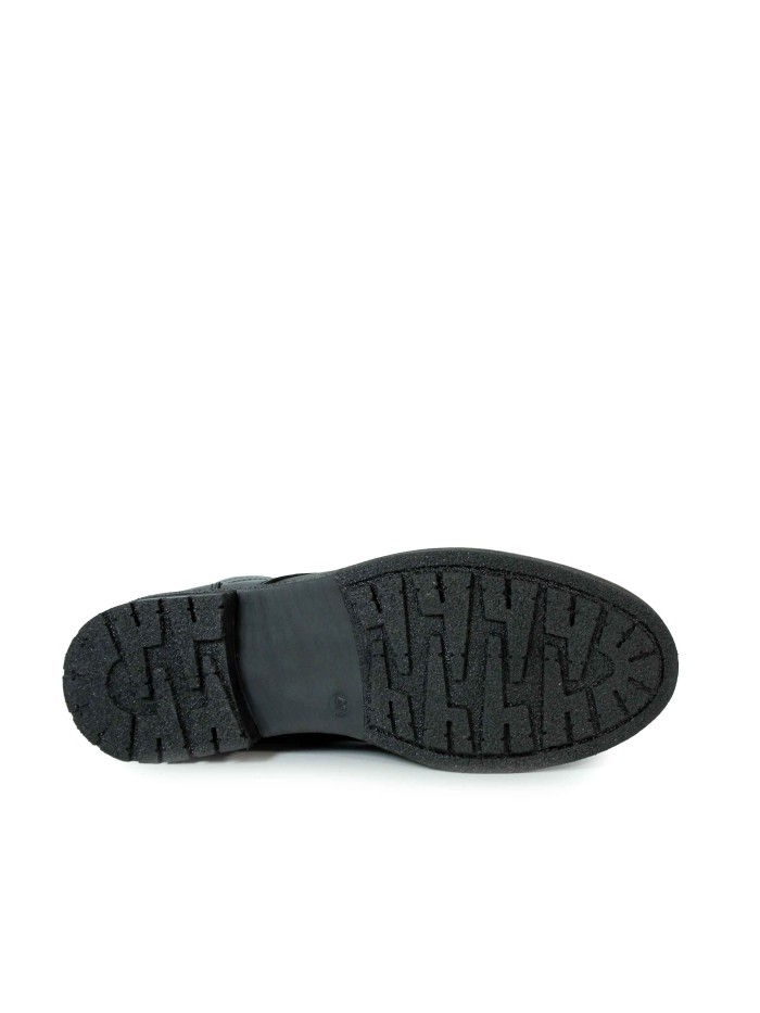 BOTÍN DE PIEL CON CORDONES MESQUITA SHOES 4801 NEGRO