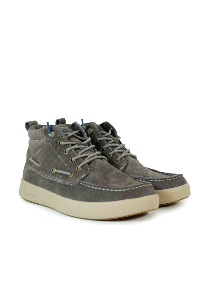 BOTA NÁUTICA ECO CASUAL NATURAL WORLD 8452 GRIS
