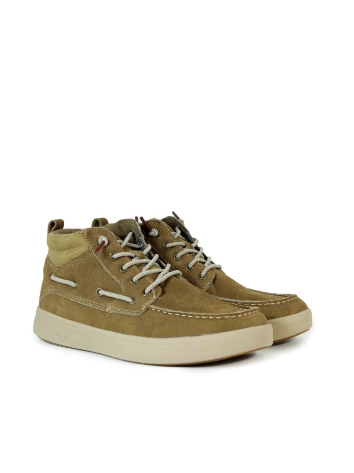 BOTA NÁUTICA ECO CASUAL NATURAL WORLD 8452 CAMEL