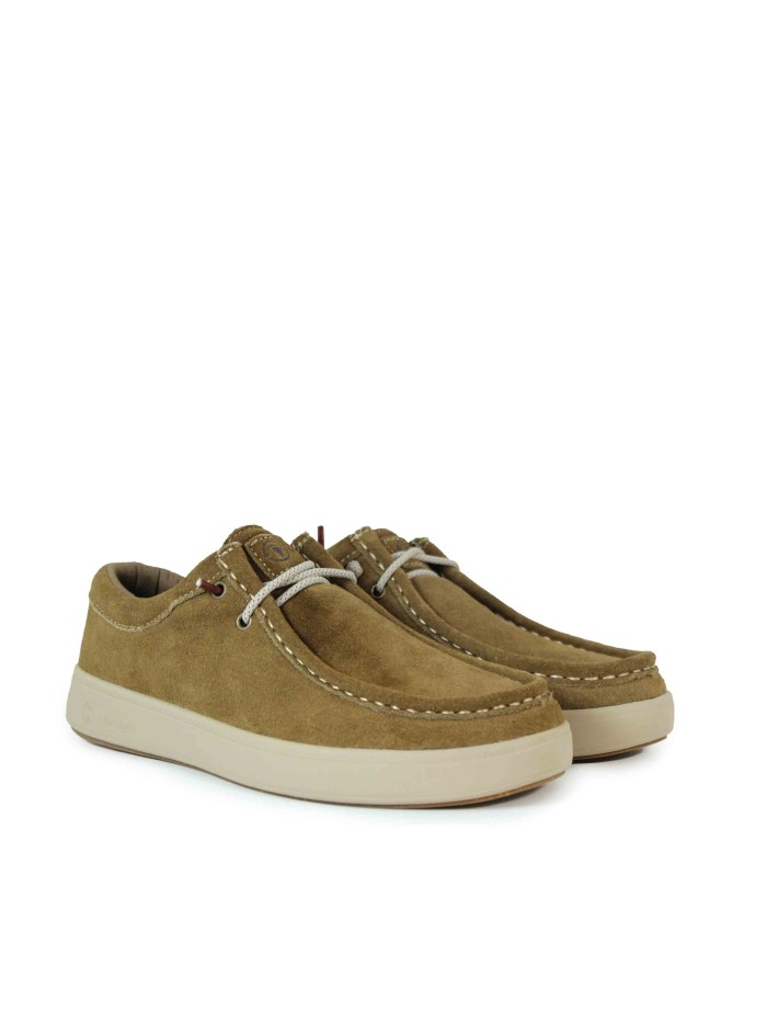 ZAPATO NÁUTICO CASUAL ECO VEGANO NATURAL WORLD 8454 CAMEL