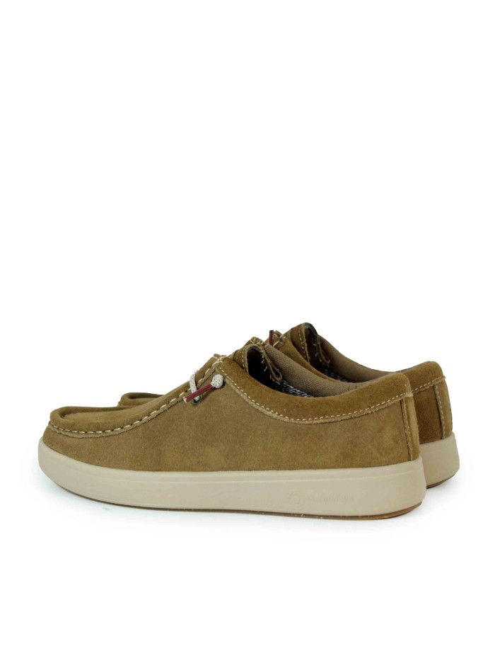 ZAPATO NÁUTICO CASUAL ECO VEGANO NATURAL WORLD 8454 CAMEL
