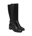 BOTAS DE PIEL TACÓN NERO GIARDINI 14643 NEGRO