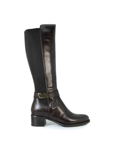 BOTAS DE PIEL TACÓN NERO GIARDINI 14643 CUERO