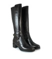 BOTAS DE PIEL TACÓN NERO GIARDINI 14643 CUERO