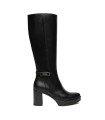 BOTAS DE PIEL TACÓN ALTO NERO GIARDINI 14855 NEGRO