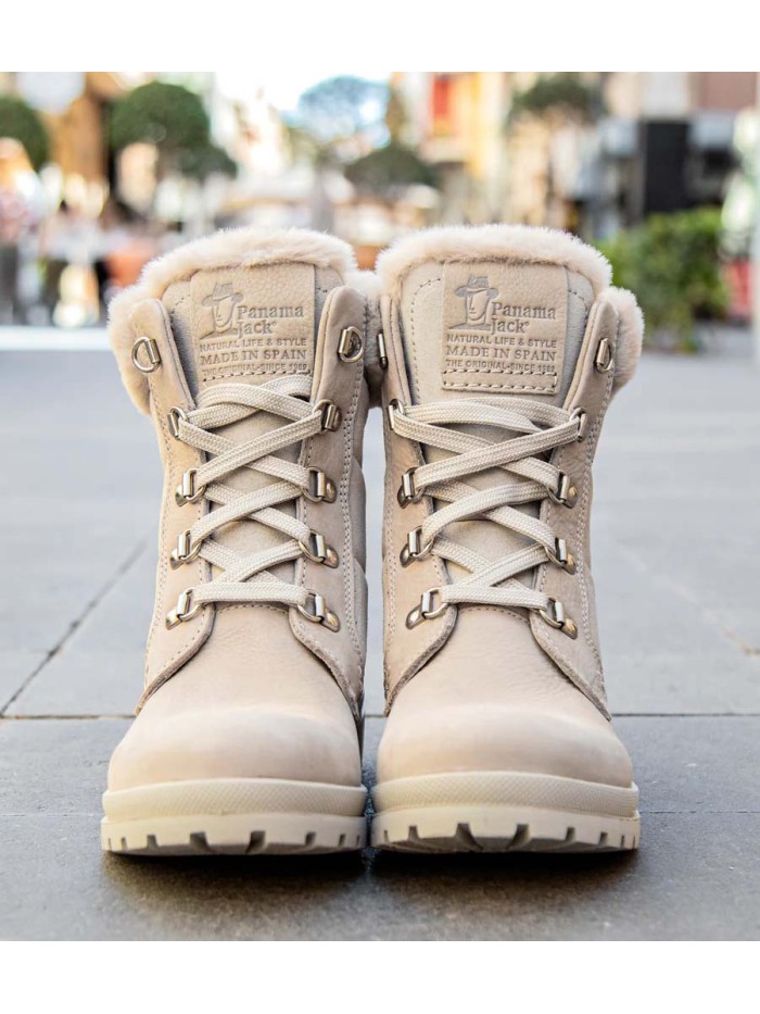 BOTAS PELO MUJER PANAMA JACK TUSCANI B28 HIELO