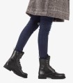 BOTAS PIEL MUJER CON FORRO DE PELO PANAMA JACK FRISIA B1 NAPA NEGRO