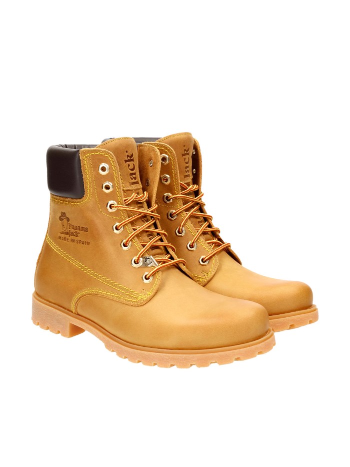 BOTA DE CORDONES Panama Jack PANAMA 03 C1 VINTAGE AMARILLO