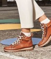 BOTÍN DE MUJER CON CORDONES CUERO PIKOLINOS VIGO W3W-8564
