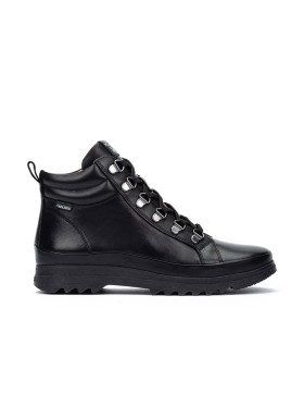 BOTÍN DE MUJER CON CORDONES PIKOLINOS VIGO W3W-8564 NEGRO
