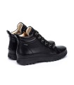 BOTÍN DE MUJER CON CORDONES PIKOLINOS VIGO W3W-8564 NEGRO