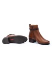 BOTINES DE MUJER CON TACÓN CÓMODO PIKOLINOS MALAGA W6W-8622C1 CUERO