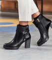 BOTINES NEGROS DE TACÓN PARA MUJER PIKOLINOS CONNELLY W7M-8806