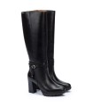 BOTAS DE TACÓN DE CAÑA ALTA MUJER PIKOLINOS CONNELLY W7M-9584 NEGRO