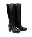 BOTAS DE TACÓN DE CAÑA ALTA MUJER PIKOLINOS CONNELLY W7M-9584 NEGRO