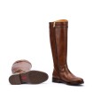 BOTAS PLANAS DE CAÑA ALTA MUJER PIKOLINOS PUERTOLLANO W3C-9632 CUERO