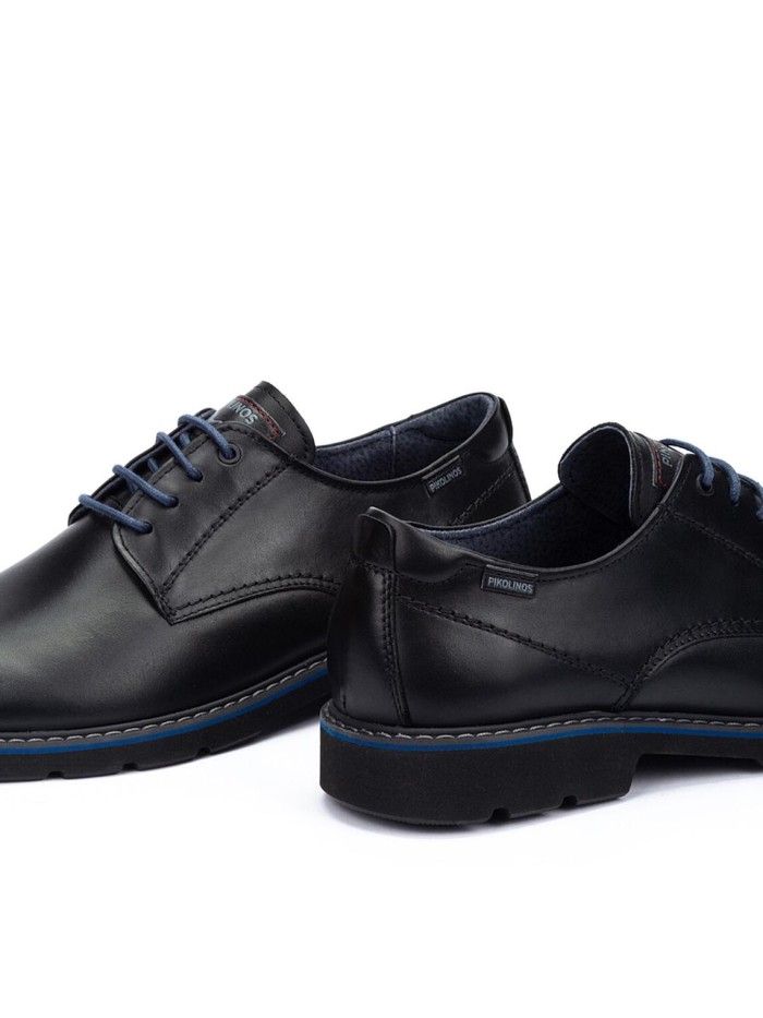 ZAPATOS CASUALES DE VESTIR PIKOLINOS ALARCON M7D-4289 NEGRO