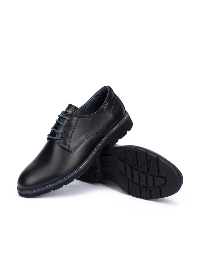 ZAPATOS CASUALES DE VESTIR PIKOLINOS ALARCON M7D-4289 NEGRO