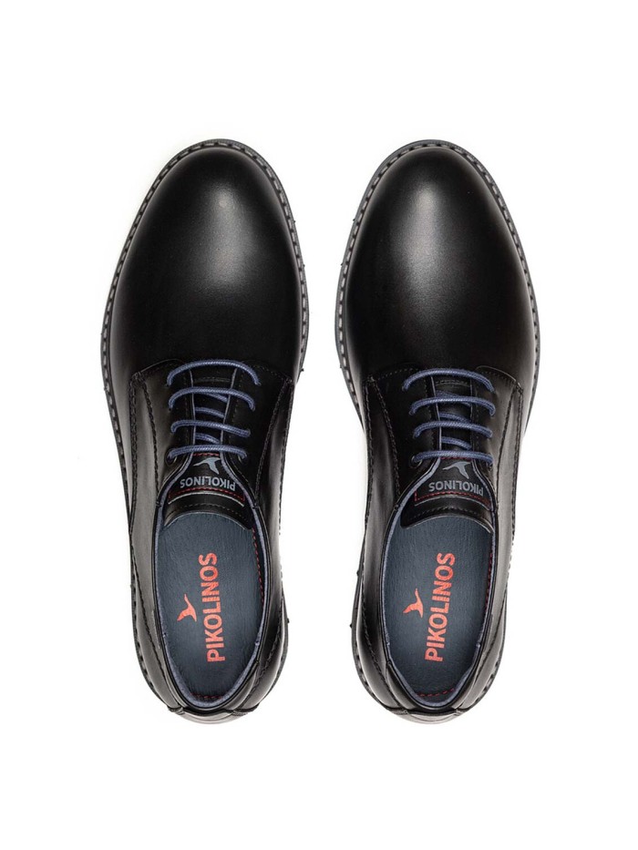 ZAPATOS CASUALES DE VESTIR PIKOLINOS ALARCON M7D-4289 NEGRO