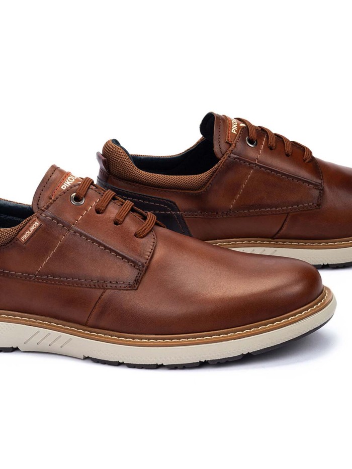 ZAPATILLAS URBANAS DE PIEL PIKOLINOS BERNA M8J-8186 CUERO