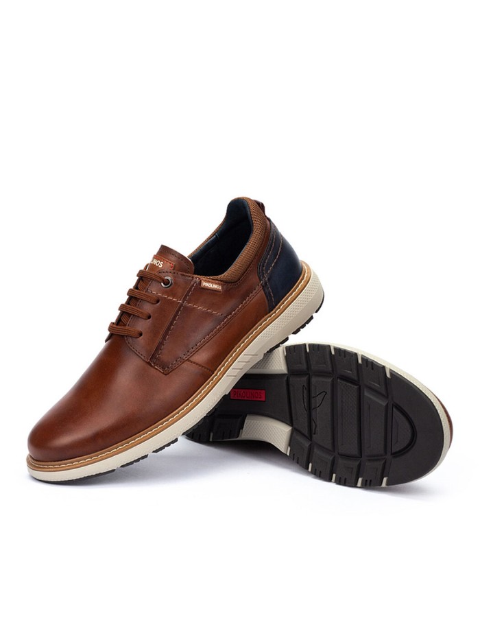 ZAPATILLAS URBANAS DE PIEL PIKOLINOS BERNA M8J-8186 CUERO