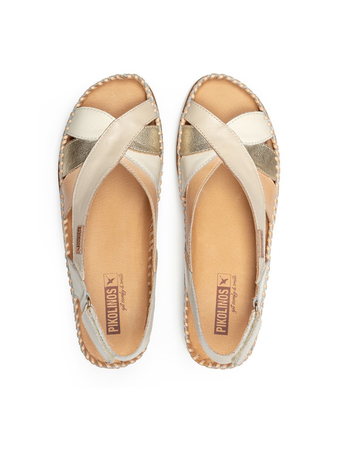 SANDALIAS CONFORT PIKOLINOS CADAQUES W8K-0705C1 BEIGE