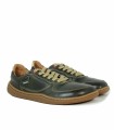 ZAPATILLAS URBANAS BAREFOOT DE PIEL CUERO PIKOLINOS ARANJUEZ  U9F-6363C1 VERDE