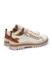 ZAPATOS DE MUJER CON CORDONES Y CREMALLERA BEIGE PIKOLINOS VIGO W3W-6979C1