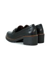 MOCASINES DE TACÓN PITILLOS MUJER 20220 NEGRO