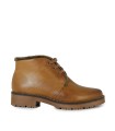BOTINES CON FORRO DE PELO PARA MUJER PITILLOS 10085 CUERO