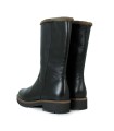 BOTA DE CAÑA MEDIA DE PIEL MUJER PITILLOS 10780 NEGRO